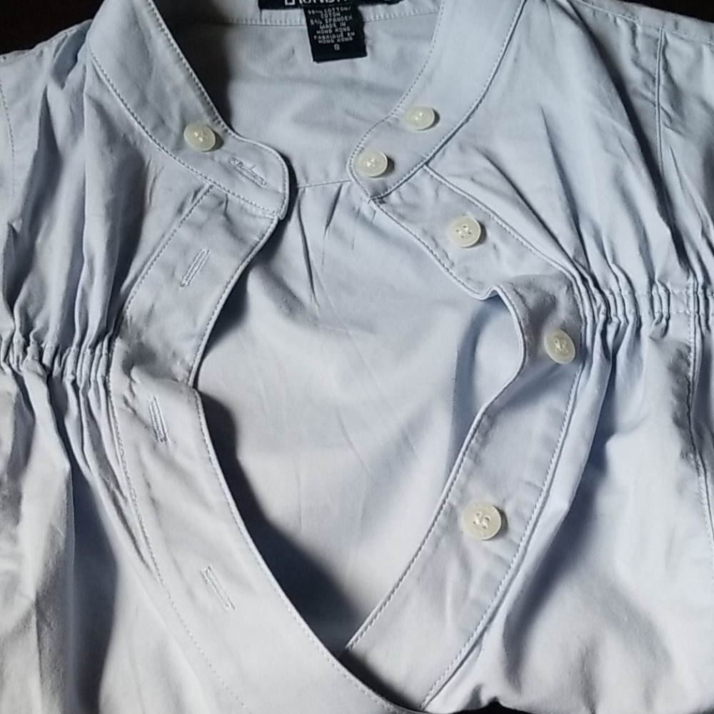Laundry Blue Button Down Top - image 3